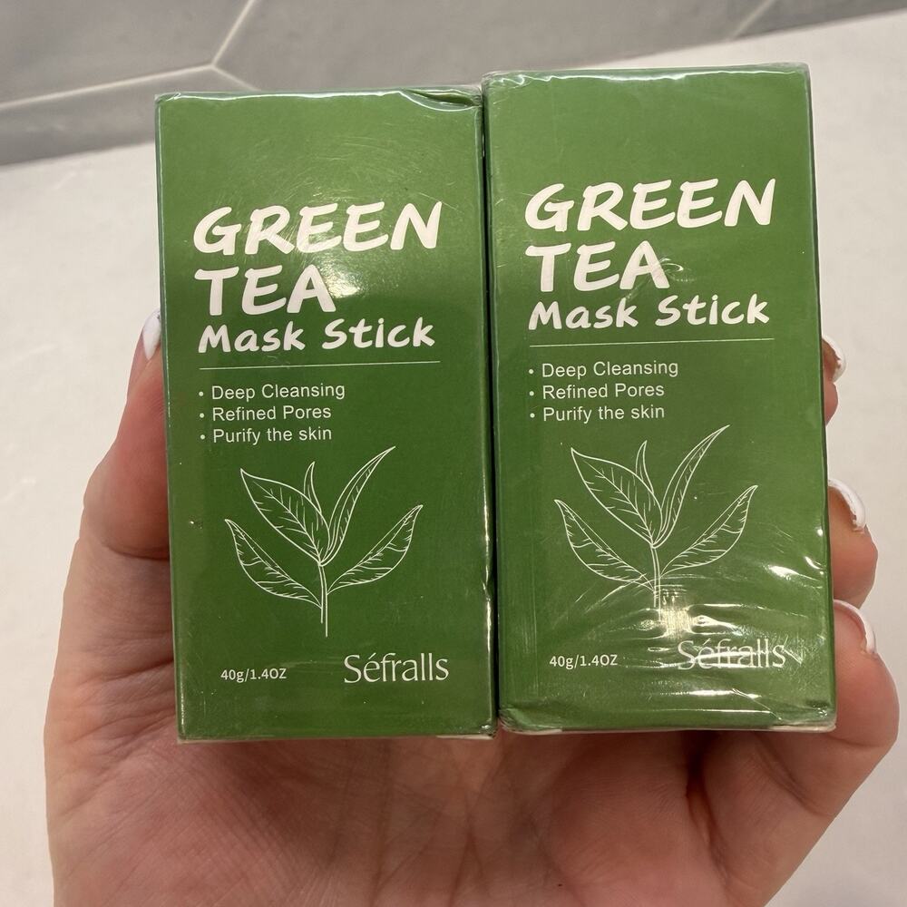 2 Pack Green Tea Mask Stick Deep Cleansing Pore Purifying Face Mask SEALED